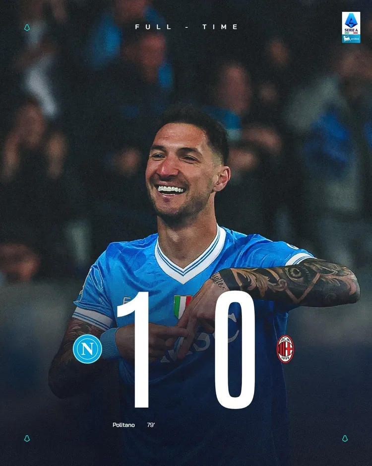 Politano daje 3 punkty Napoli! ✅