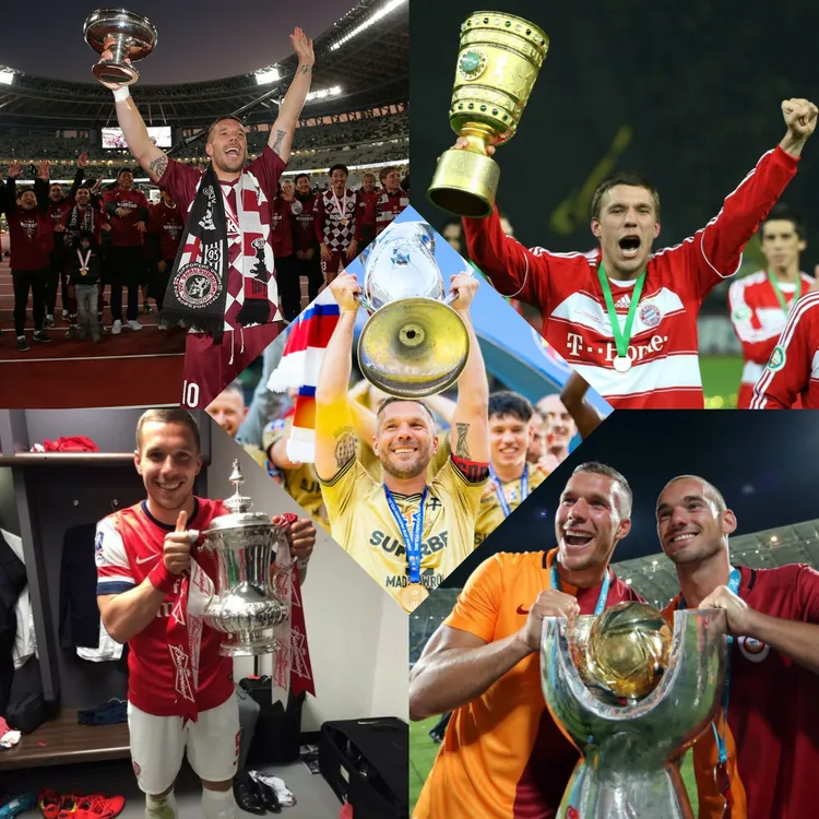 Lukas Podolski królem zdobywania pucharów!