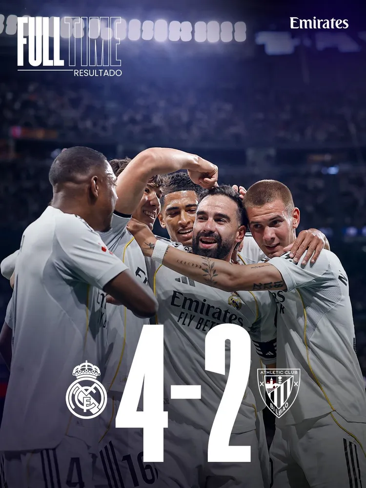 Real Madryt pokonuje Athletic Bilbao 4-2!