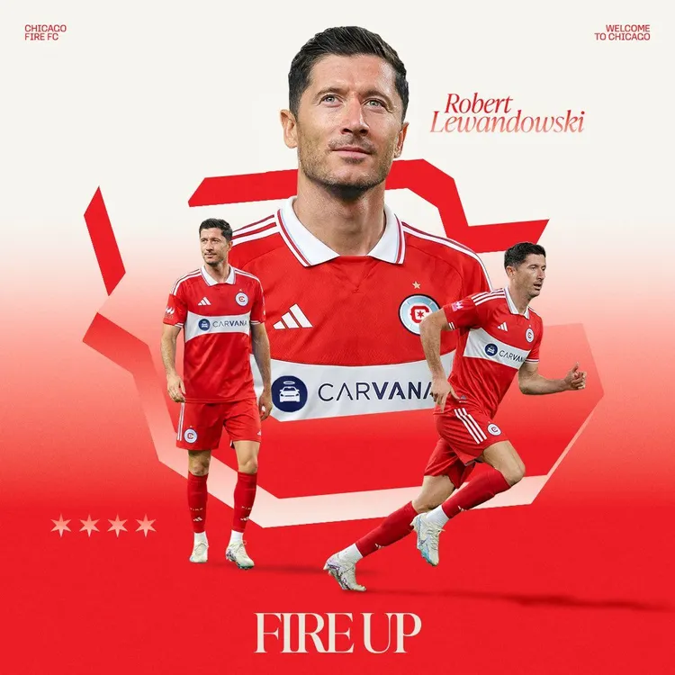 ROBERT LEWANDOWSKI OFICJALNIE PIŁKARZEM CHICAGO FIRE 🚨