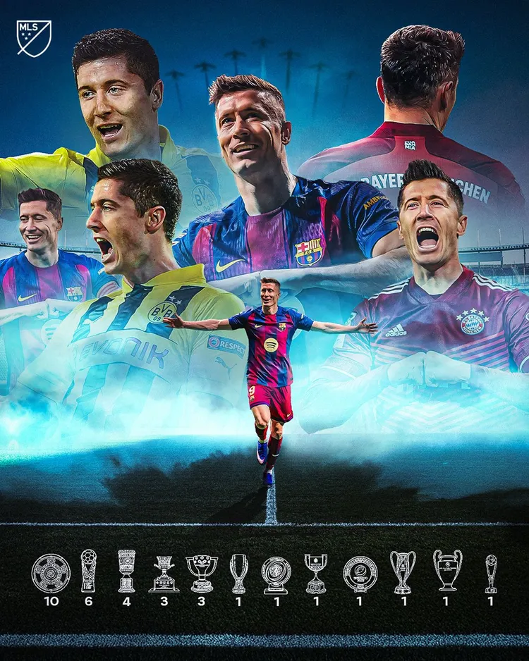 Taką grafiką MLS powitało Lewandowskiego w swojej lidze! TOP