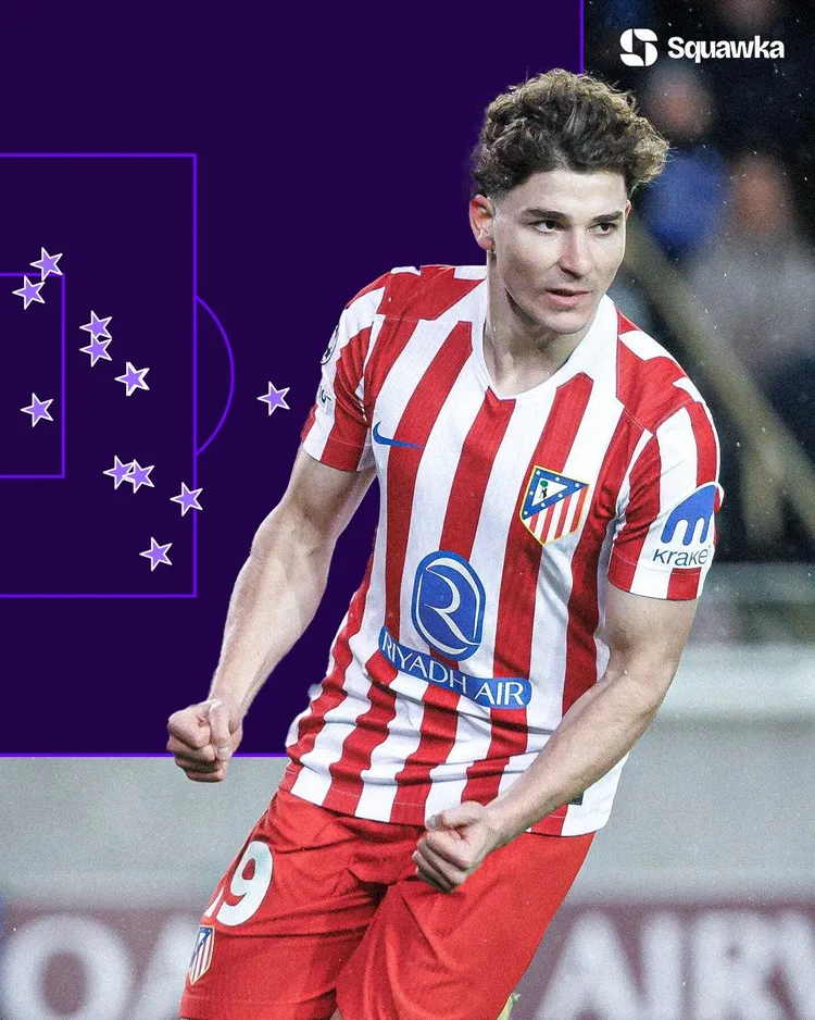 Julián Álvarez z najlepszą skutecznością w historii Atlético Madryt!