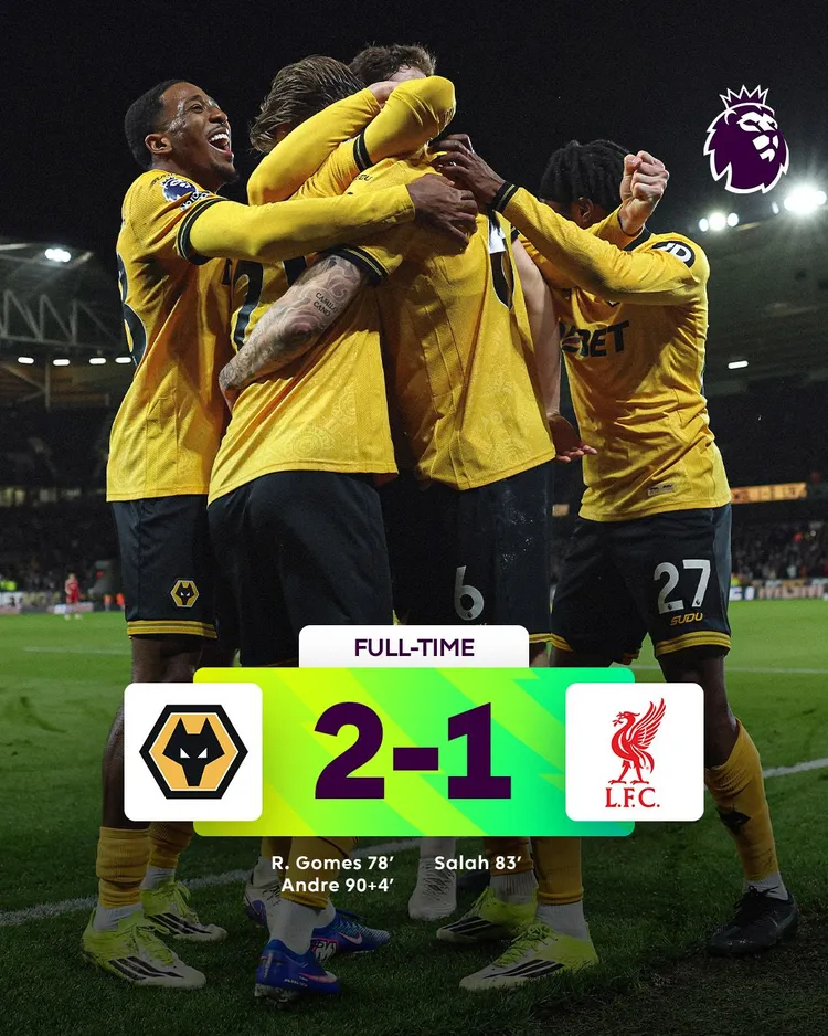 SENSACJA! Wolves pokonują Liverpool!