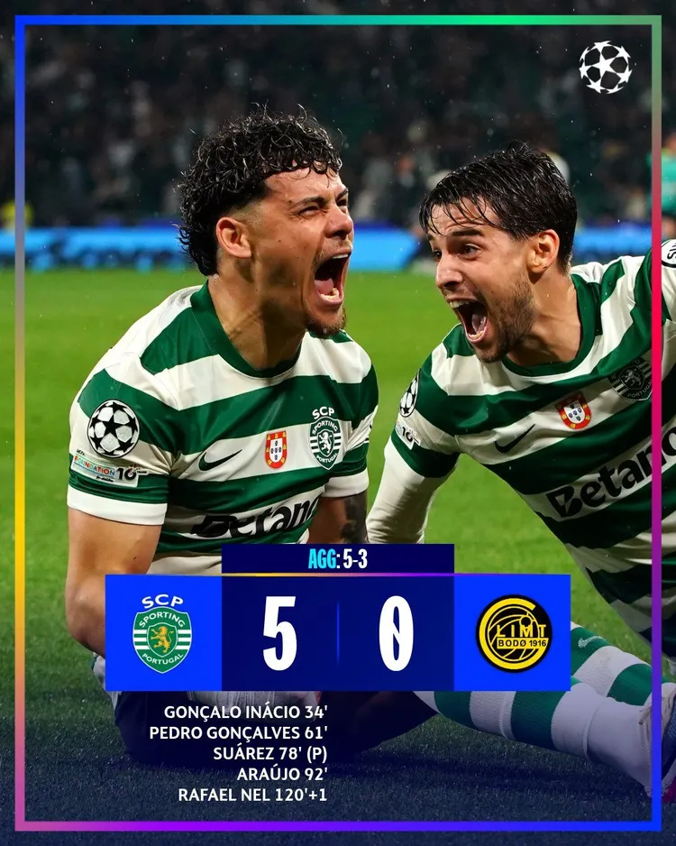 Sporting z hukiem zakończył piękny sen Bodo/Glimt ⭐