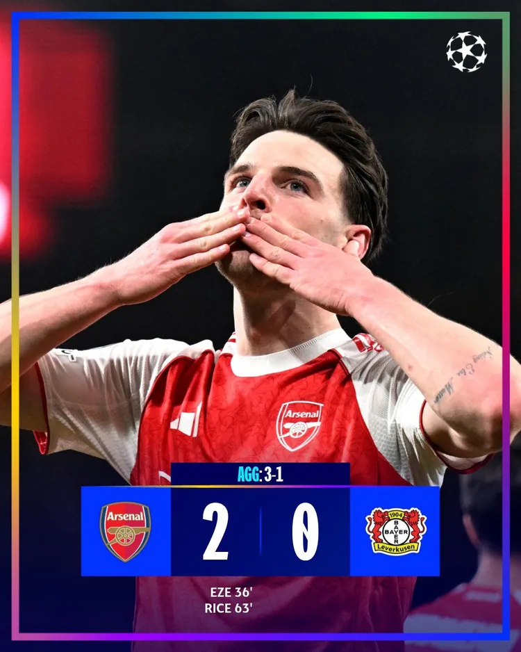 Północny Londyn świętuje - Arsenal ze spokojem awansuje kosztem Leverkusen ⭐