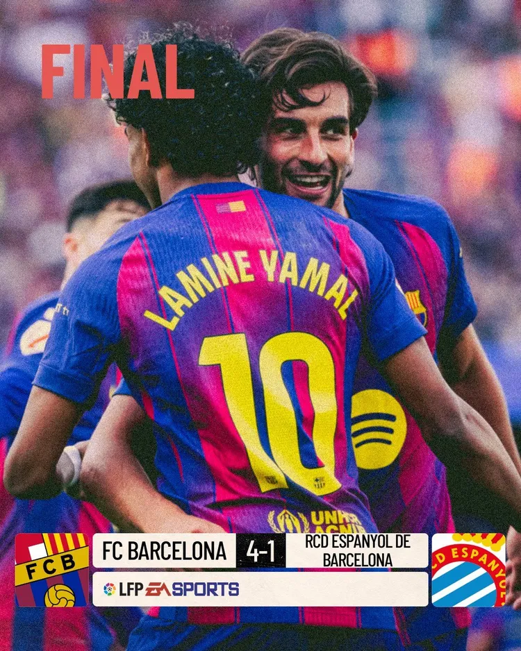 FC Barcelona na najlepszej drodze po obronę mistrzostwa Hiszpanii 🏆