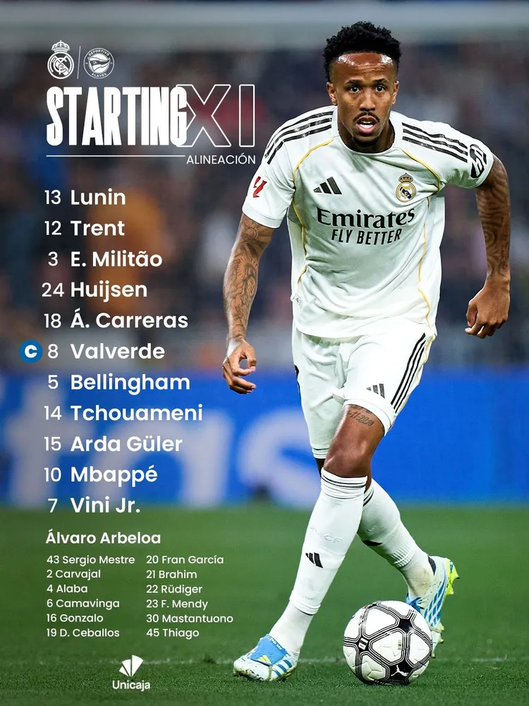 Wyjściowa XI-stka Realu na ligowe starcie z Alaves!