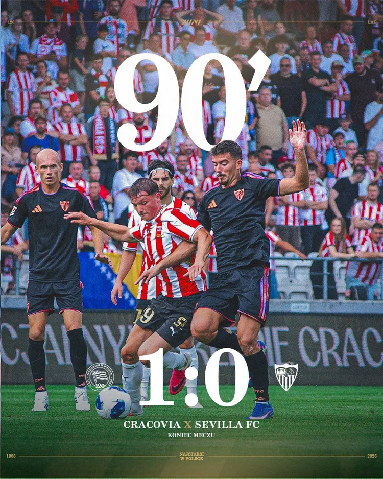 Cracovia lepsza od Sevilli ✅