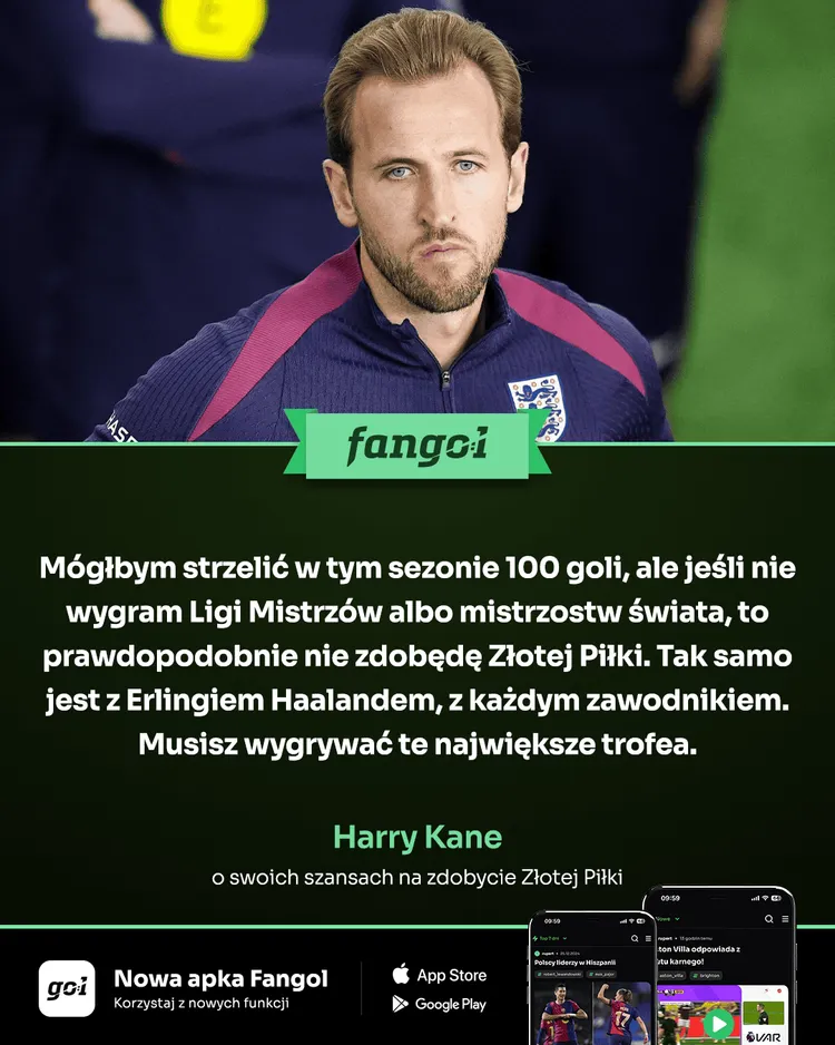 Harry Kane ocenił swoje szanse na zdobycie Złotej Piłki!