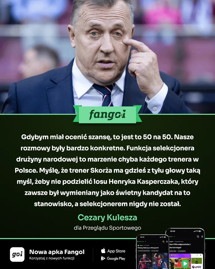 Kulesza ocenił szansę Macieja Skorży!