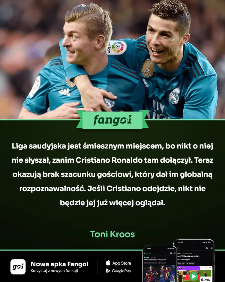 Kroos ostro o lidze saudyjskiej! "Nikt nie będzie jej więcej oglądał"