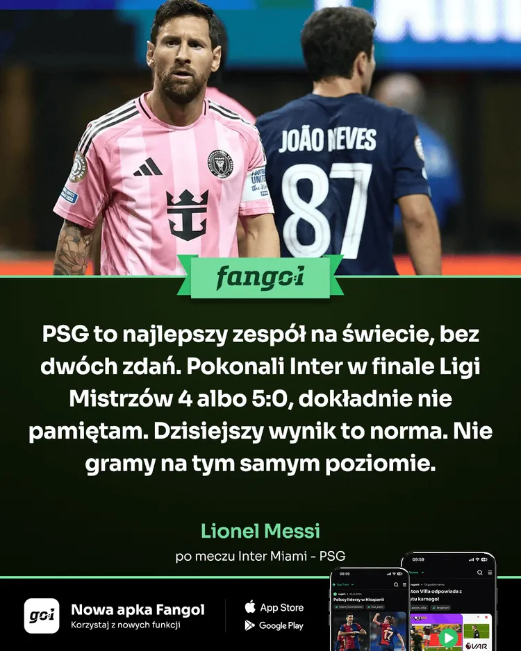 Messi wypowiedział się na temat PSG!