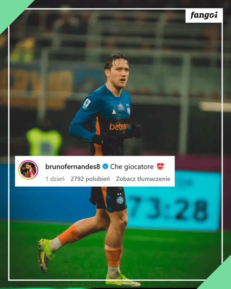 TAK Bruno FERNANDES skomentował zdjęcie Piotra ZIELIŃSKIEGO po meczu!