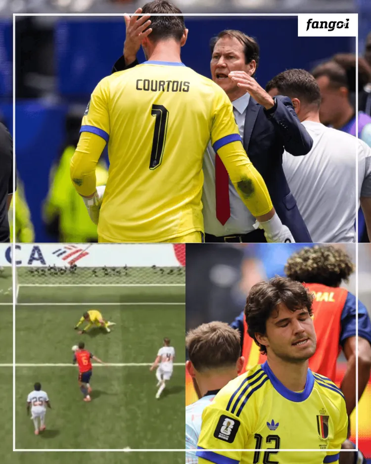Rudi Garcia opowiedział o kontuzji Courtois i pechowym golu przeciwko Hiszpanii 💭
