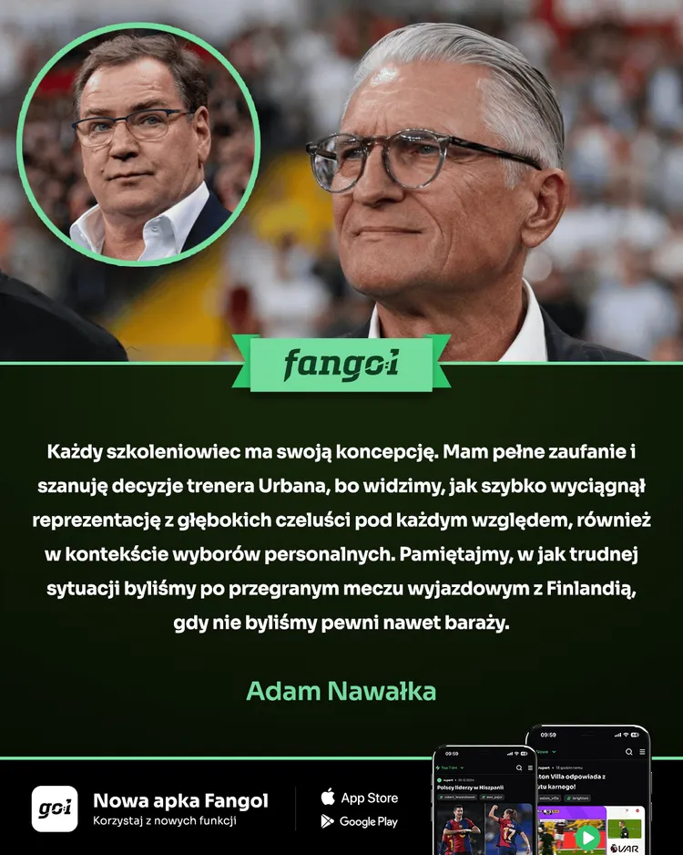 Adam Nawałka przed meczem ze Szwecją: Mam pełne zaufanie do Urbana