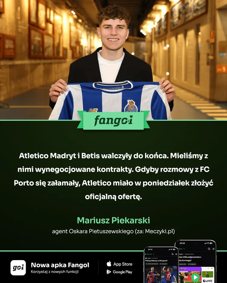 Oskar Pietuszewski mógł trafić do Hiszpanii? Było zainteresowanie NAJLEPSZYCH klubów świata!