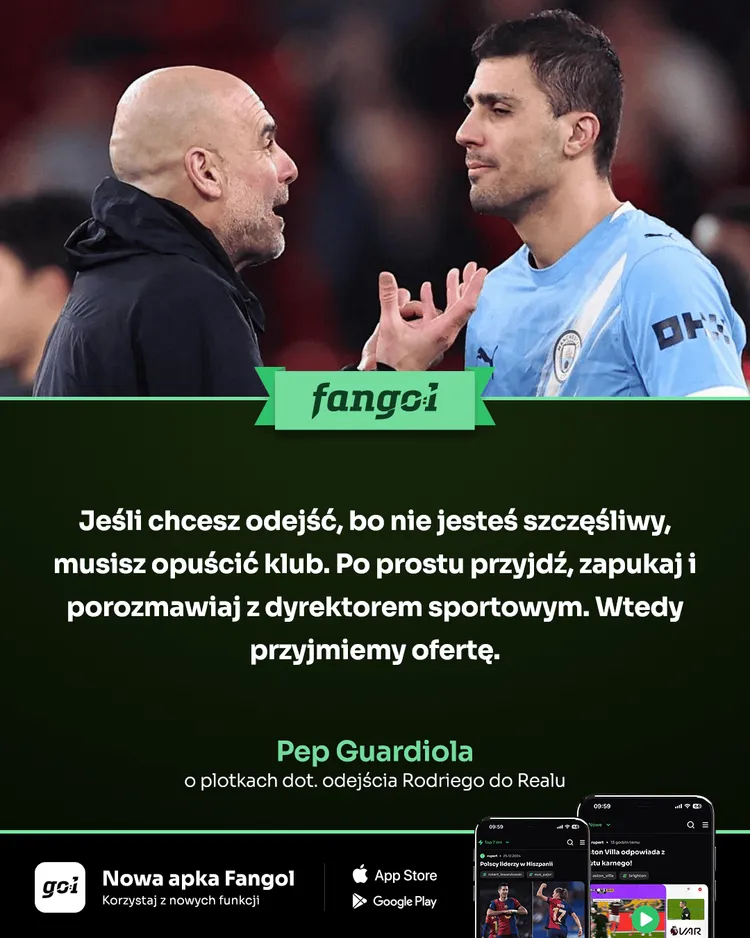 Pep Guardiola odniósł się do plotek łączących Rodriego z Realem Madryt!