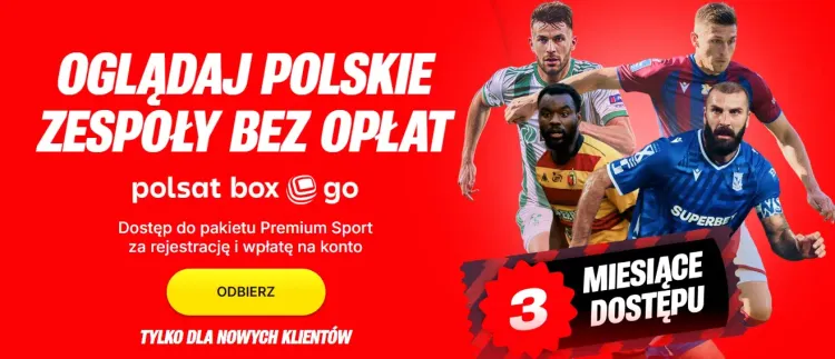 Polskie kluby w Polsat Sport za darmo 90 dni w Superbet