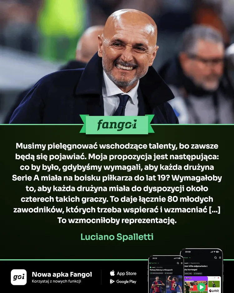 Spalletti o tym, jak naprawić włoską piłkę. Pomysł rodem z Ekstraklasy!