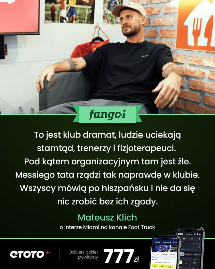 Klich ostro podsumował Inter Miami!
