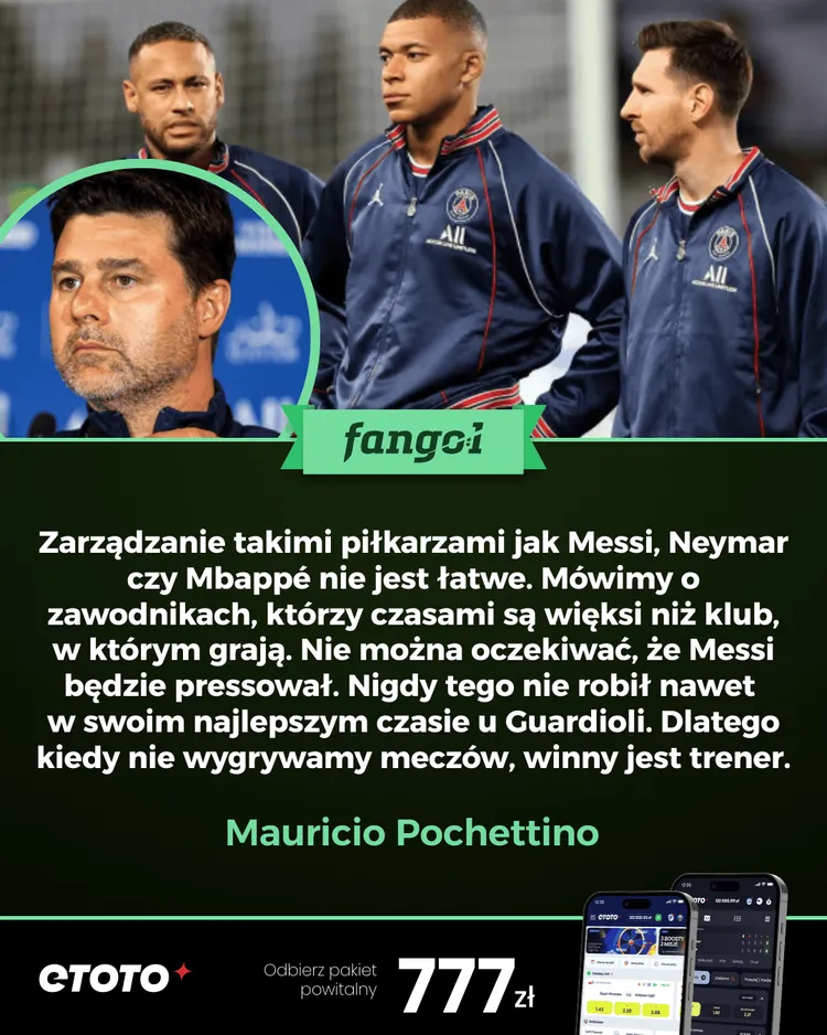 Pochettino opowiada o pracy z największymi gwiazdami!