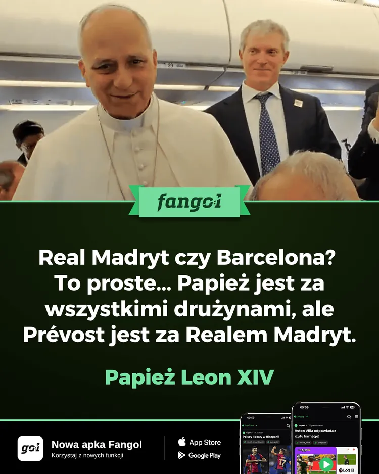 PAPIEŻ odpowiedział czy kibicuje Realowi czy Barcelonie
