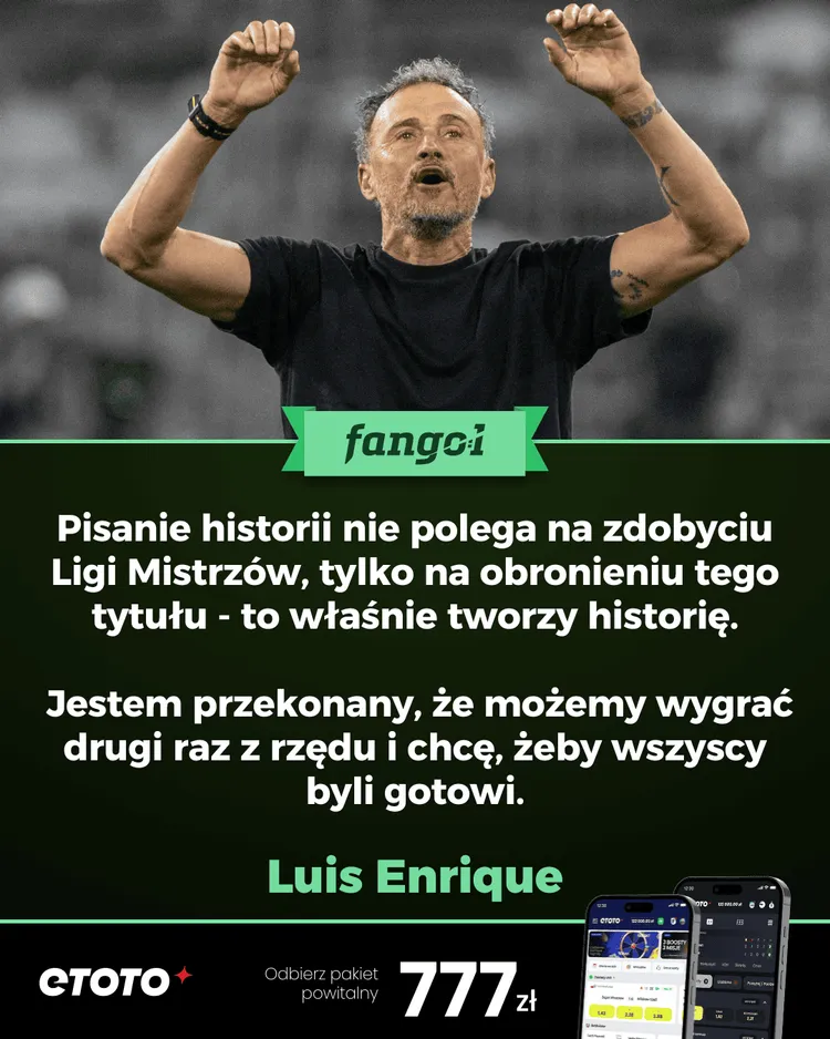 Luis ENRIQUE chce to zrobić w finale z Arsenalem!