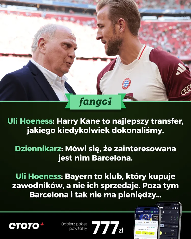 Uli Hoeness wbija szpilkę w Barcelonę odpowiadając na plotki o Harrym Kane'ie!