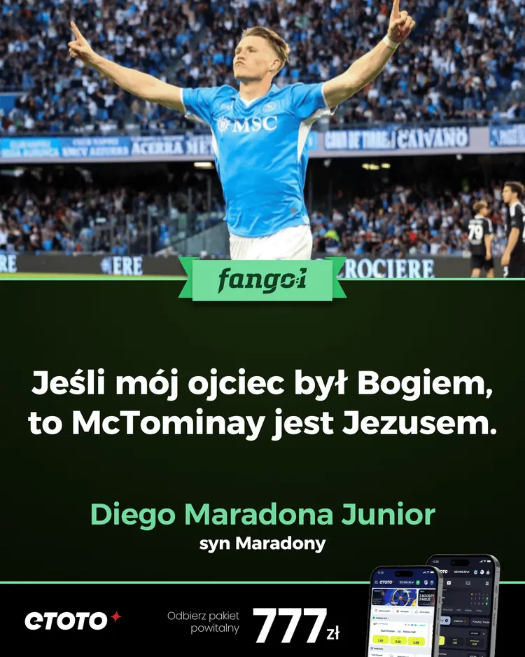 Syn Maradony: "McTominay jest Jezusem".