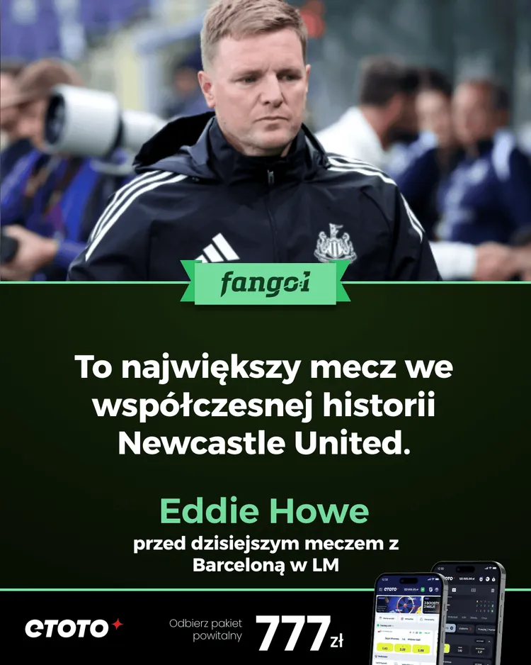 Eddie Howe docenia starcie z Barceloną!
