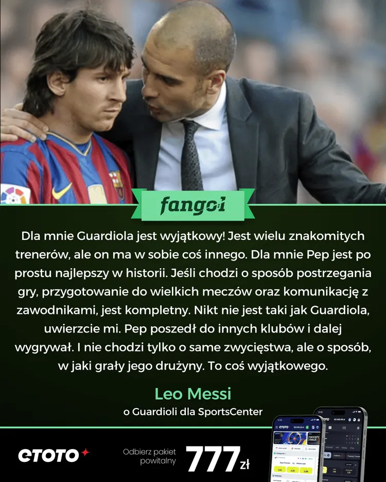 MESSI tymi słowami określił Guardiolę!