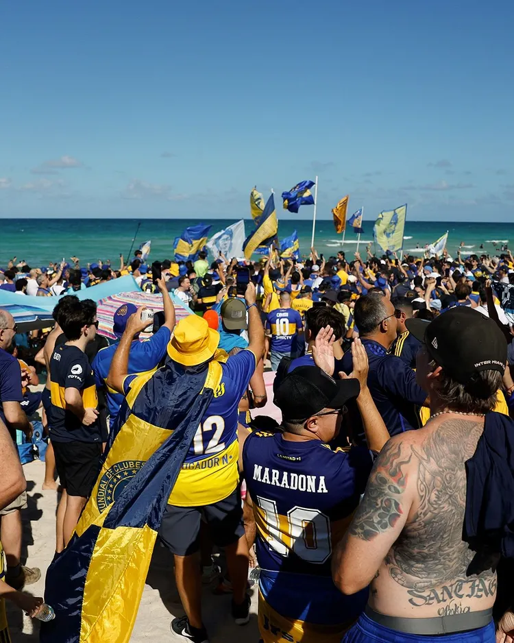 Kibice Boca Juniors są gotowi na mecz!