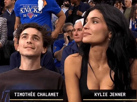 Timothée Chalamet w końcu zabrał Kylie Jenner na Knicksów!
