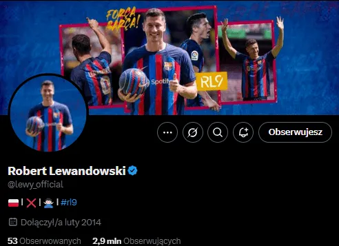 Opis Lewandowskiego na X!