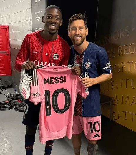 Dembele x Messi po wczorajszym meczu!