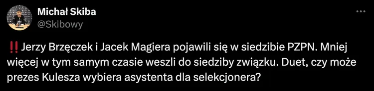 Zawęża się grono potencjalnych kandydatów na selekcjonera reprezentacji Polski?