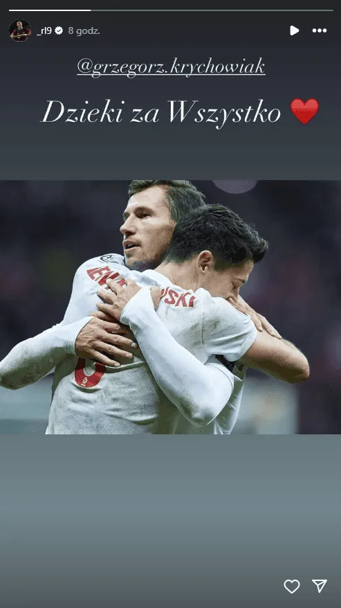 Tak Lewandowski "pożegnał" Grzegorza Krychowiaka!