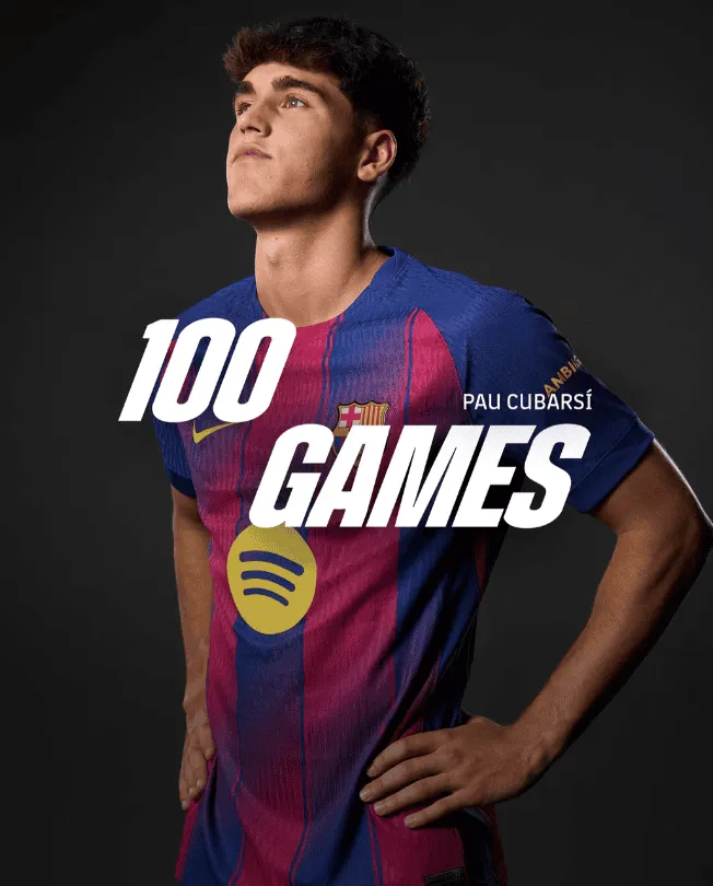 Cubarsi rozegrał już 100 meczów w Barcelonie!