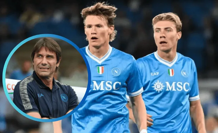 Antonio CONTE o progresie McTominay'a i Hojlunda!