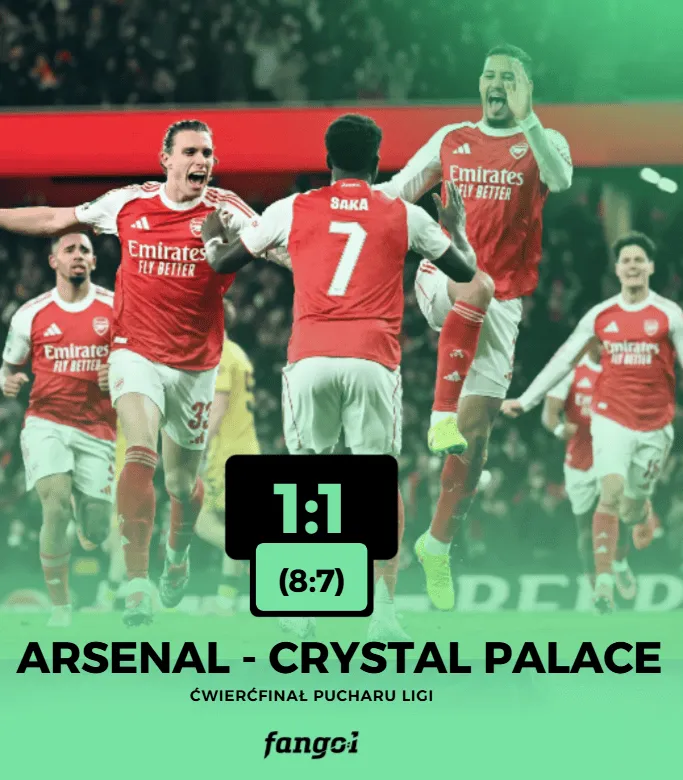 Arsenal po wielu rzutach karnych przedziera się do półfinału Pucharu Ligi!