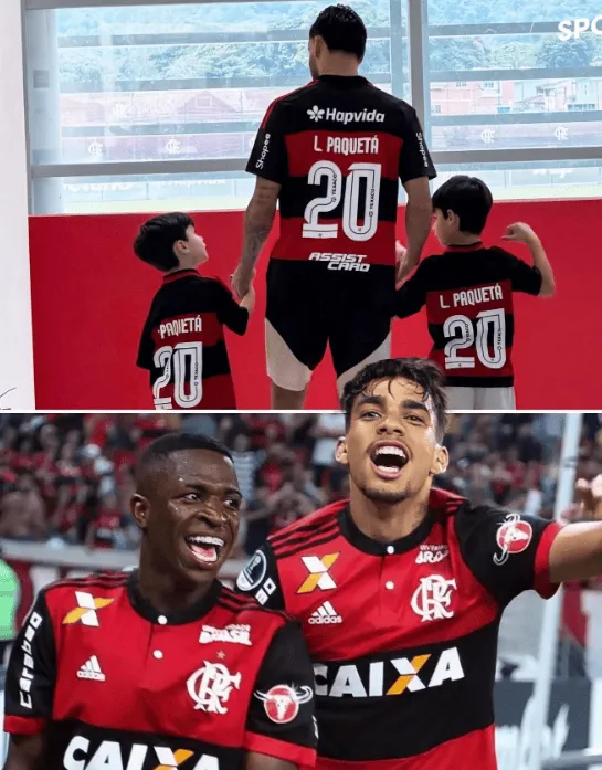 Lucas PAQUETA w taki sposób uhonorował Viniciusa we Flamengo!