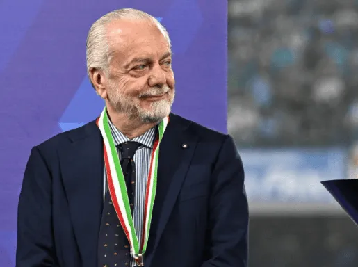 Prezes Napoli z "genialnym" pomysłem naprawienia włoskiej piłki...