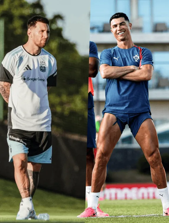 Messi i Ronaldo już trenują!
