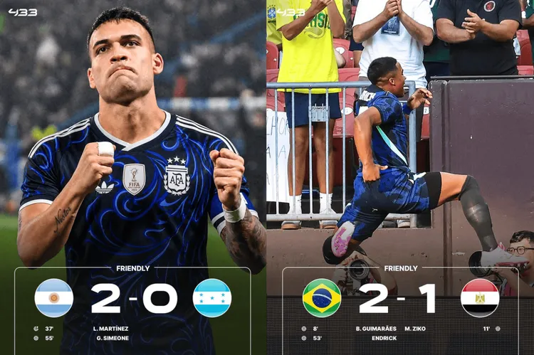 Brazylia i Argentyna zdają przedmundialowe sprawdziany!