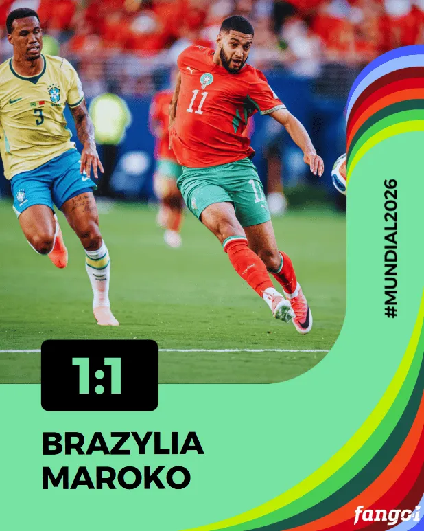 REMIS w starciu 🇧🇷 Brazylia - Maroko 🇲🇦