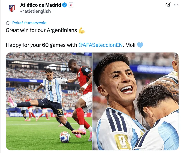 Atletico Madryt już "atakuje" Juliana Alvareza?