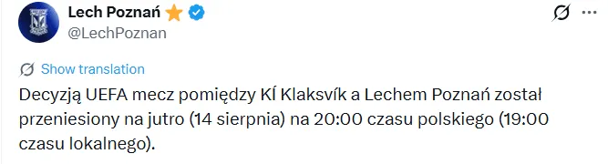 Jest OSTATECZNA decyzja ws. meczu Lecha z Klaksvik❗️