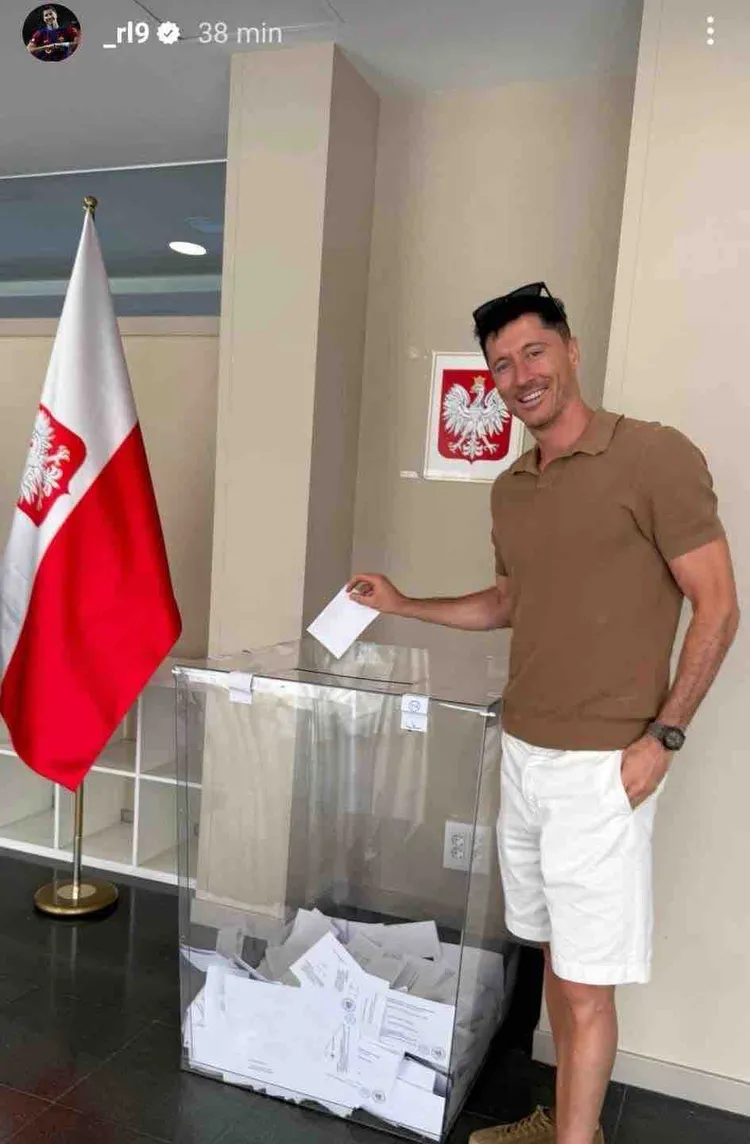 Robert Lewandowski już zagłosował!