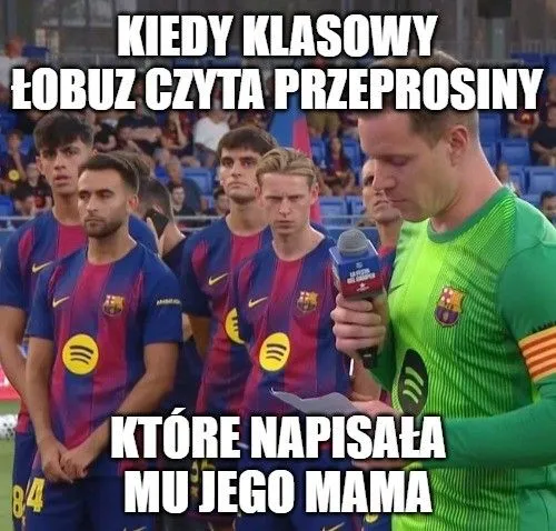 Ter Stegen to prawdziwy rozrabiaka!