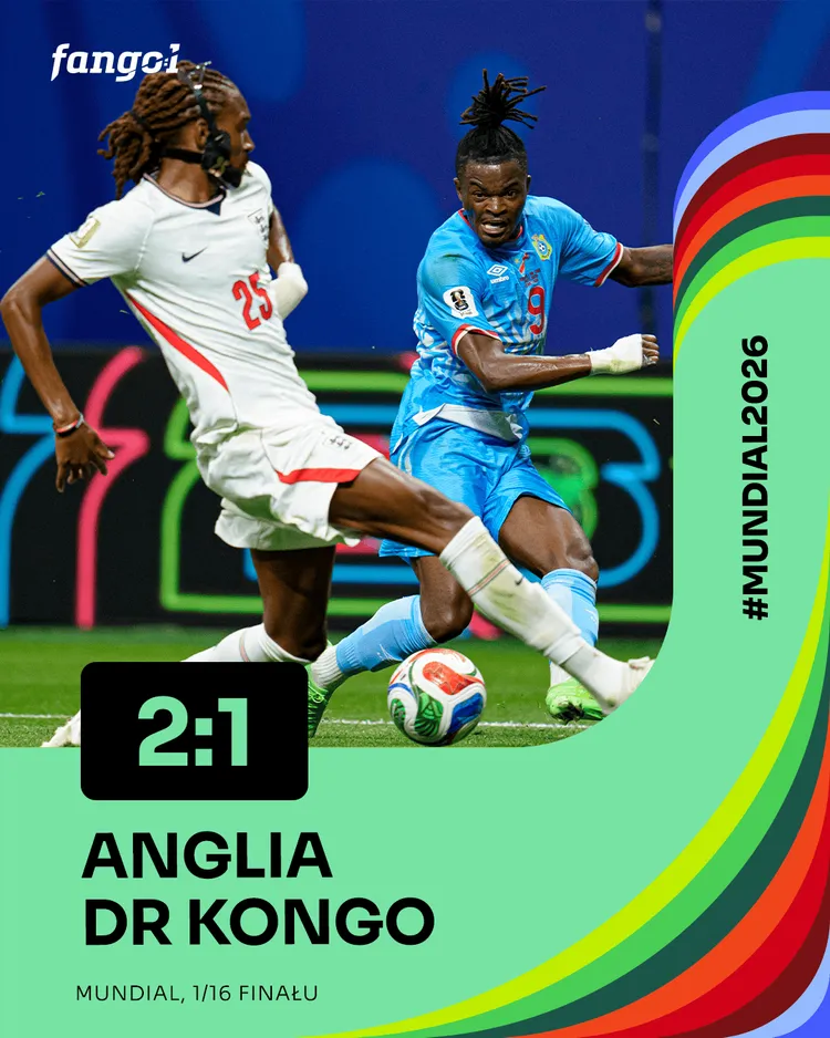 Anglia unika kompromitacji i melduje się w 1/8 finału ✅